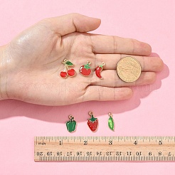 6шт 6 стиля подвески из сплава с эмалью&nbsp;ENAM-YW0005-68