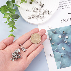 100 шт. фурнитура для сережек-гвоздиков из нержавеющей стали 304 STAS-TAG0001-16