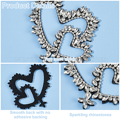 2 шт. пластиковые бусины приутюжить/пришить заплатки&nbsp;DIY-FG0005-68B