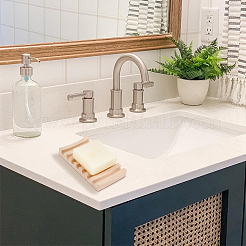 Porte-savons en pin pour salle de bain&nbsp;AJEW-WH0248-842