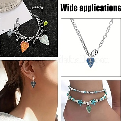 160шт 8 цвета гальванические стеклянные бусины&nbsp;EGLA-YW0005-67