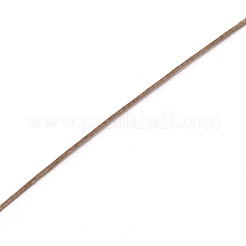 ワックスコード  クラフトペーパーカード付き  フラット  ブレスレット作りに  キャメル  1mm  約32.81ヤード（30m）/カード&nbsp;YC-WH0010-01P