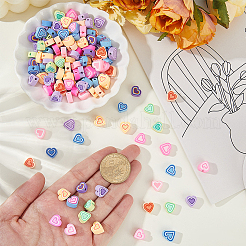 200шт бусины из полимерной глины ручной работы&nbsp;CLAY-PA0001-18