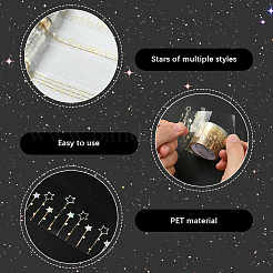 6 шт. 6-х цветные самоклеящиеся наклейки для домашних животных&nbsp;DIY-SP0005-54