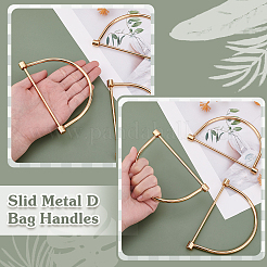 Manici per borsa in metallo d&nbsp;DIY-WH0888-410G-01