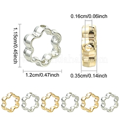 100шт 2 цвета ccb пластиковая рамка для бусин&nbsp;CCB-YW0001-68