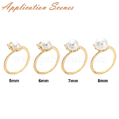 Манжета из латуни с микрокубическим цирконием&nbsp;KK-N231-155-NF