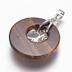 Природных тигровый глаз подвески&nbsp;G-F573-C15