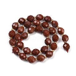 Натуральные красные яшмы бусы пряди G-N342-149I-17