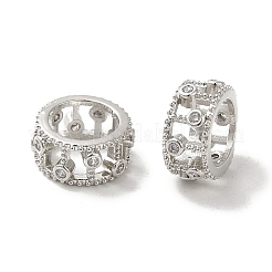 Стойки обшивки латунь кубического циркония бусы KK-K349-06P