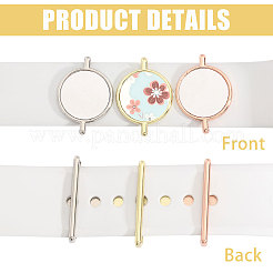 15 шт. 3-цветный сплав термопереводной ремешок для часов аксессуары FIND-CA0011-17B