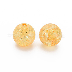 Perles en acrylique transparentes craquelées&nbsp;LS-MACR-S373-66A-N13