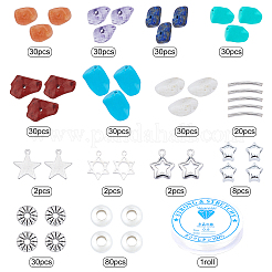 Наборы для самостоятельного изготовления браслетов из бисера и драгоценных камней DIY-SC0012-17