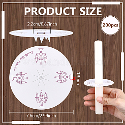 Бумажные чехлы для свечей на подсвечники&nbsp;DIY-BC0016-34A-02