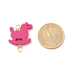 Окрашенные аэрозольной краской деревянные соединительные шармы&nbsp;PALLOY-JF01427-02