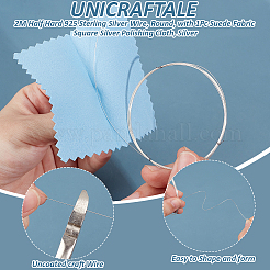 2 м полужесткой серебряной проволоки 925 пробы&nbsp;STER-UN0001-32B