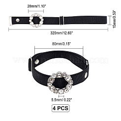 Cinturino regolabile in poliestere con tacco alto&nbsp;AJEW-WH0277-71