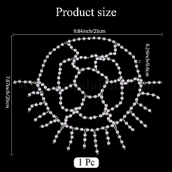 Пластиковые повязки на голову из жемчужной сетки&nbsp;OHAR-WH20007-07S