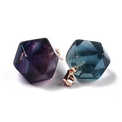 Подвески с резьбой из натурального флюорита G-J387-99