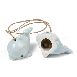 Pendentifs décoratifs en porcelaine faite à la main représentant de jolis dauphins&nbsp;PR-CBA0EE5-03B