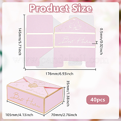40 Stück Hochzeitspapier-Süßigkeiten-Geschenkverpackungsboxen&nbsp;CON-GO0001-11