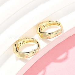 Серьги-кольца из латуни&nbsp;EJEW-Z102-12G