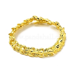 Bracelet en alliage pour hommes avec chaîne enveloppante de dragon&nbsp;BJEW-A129-01G