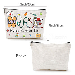 Borse portaoggetti in tela personalizzate in policotone&nbsp;ABAG-WH0029-265