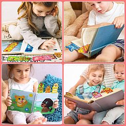 20 лист лазерной милой бумажной закладки AJEW-Q148-04