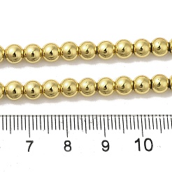 Fili di perline di ematite sintetica non magnetica elettrolitica&nbsp;G-I364-C02-G