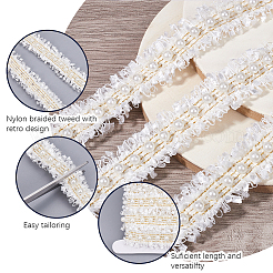 5 Yards Polyester-Spitzenband für Vorhang-Sofa-Dekoration&nbsp;OCOR-CY0001-32B