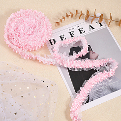 Шифоновая кружевная отделка OCOR-WH0047-57B