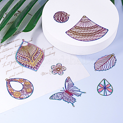 201 филигранный кулон из нержавеющей стали STAS-FW0001-06