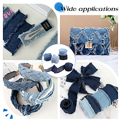 5 nastro di denim in poliestere bicolore&nbsp;OCOR-WR0002-14B