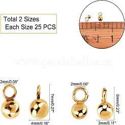 304ステンレススチールチャーム100個  ラウンド  ステンレス鋼色  7.5x5mm  穴：1.5mm&nbsp;STAS-UN0026-29