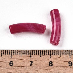 Perles acryliques bicolores&nbsp;MACR-ZX025-24