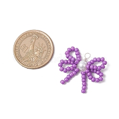 4 шт. подвески из бисера ручной работы из стекла 4 цветов&nbsp;PALLOY-MZ00768