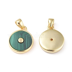 Натуральные малахитовые подвески&nbsp;KK-L192-B02