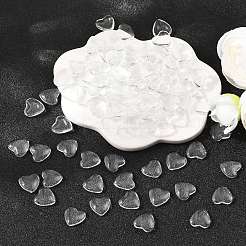 Полупрозрачные сердце кабошоны GGLA-R021-10mm