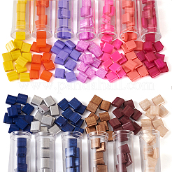 260 шт. 13-х цветные стеклянные бусины с тремя отверстиями SEED-TA0001-09