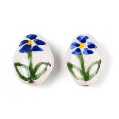 Фарфоровые бусины ручной работы PORC-T134-17M