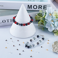 1200 шт. 6 цвета латунные обжимные бусины KK-SP0002-29