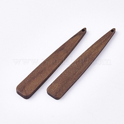 Большие подвески из неокрашенного ореха&nbsp;X-WOOD-T023-02