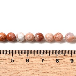 Натуральный розовый агат бисер нитей G-K350-C02-6mm