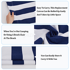 Полосатый стул ткань холст AJEW-WH20002-25A-02