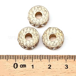 Стойки обшивки плоские круглые литые горный хрусталь бисер&nbsp;LS-RB-D293-02LG