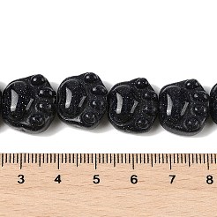 Синтетический синий авантюрин бисер нитей G-M108-A02-01