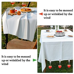 8 шт. утяжелители для скатерти из смолы с имитацией фруктов&nbsp;HJEW-SW00128-01