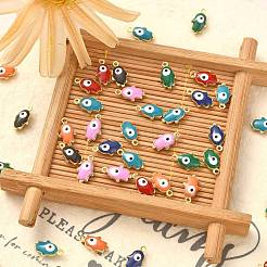 Кулоны с эмалью из латуни&nbsp;ENAM-CJ0003-92