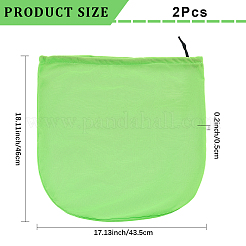 Прямоугольные пылезащитные сумки из полиэстеровой вельветовой ткани с завязками для шлемов ABAG-WH20023-002A